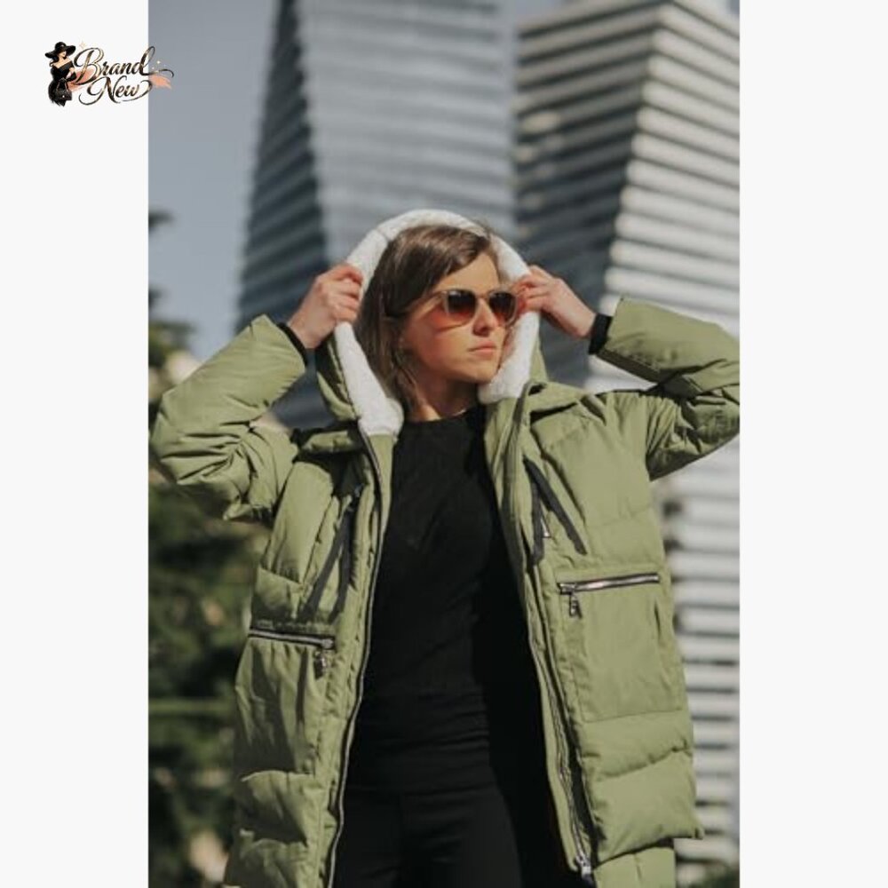 Thickened Down Jacket, Polyester, Windproof, Flee… - image 6